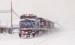 NS 34A in the snow